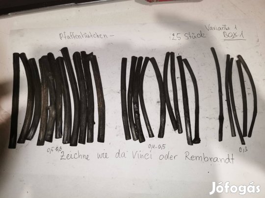 Prémium Rajzszén Készlet Valódi Kecskerágó fa (25 db) Művészi minő