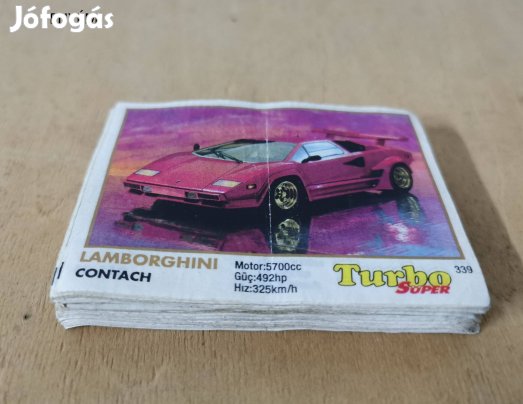 Prémium Turbo rágó gyűjtemény a 80-as, 90-es évekből Csak Gyűjtőknek!