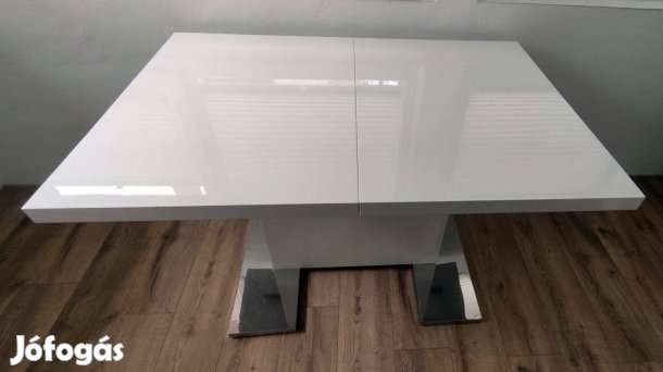Prémium, magasfényű bővíthető étkezőasztal eladó