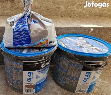 Prémium flex Fugázó 5kg - fehér csokoládé szürke - Ceresit + Mapei