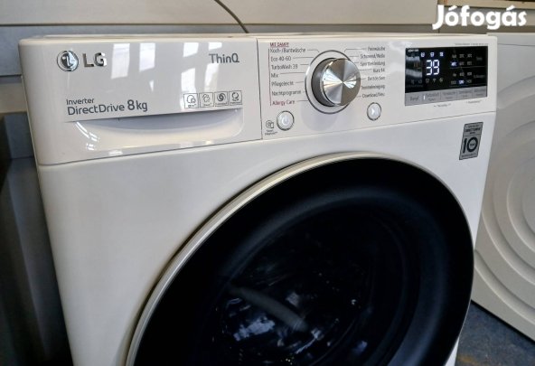 Prémium kategóriás LG 8kg 1400fordulatos mosógép