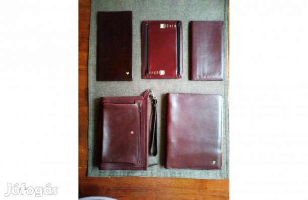 Prémium márkás Férfi bőr Autós táska irat mappa irattartó Jerome Lepl