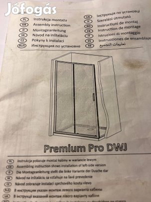 Prémium minőségű, új Radaway zuhanyajtó eladó