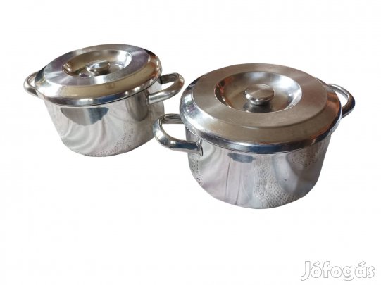 Prémium minőségű svájci Sola rozsdamentes edény, 21 cm, fedővel, 1 db