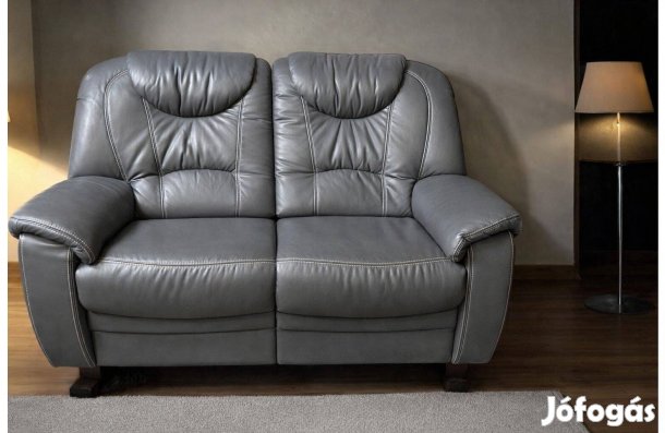 Prémium valódi bőr kanapé teljesen új állapot