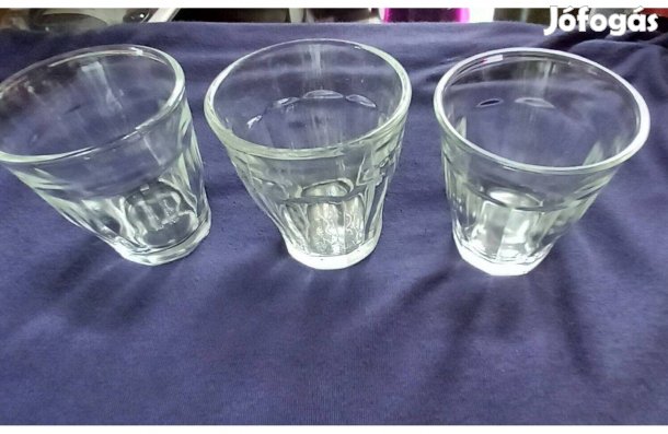Presszó kávéspohár 90 ml - Új - 3 db