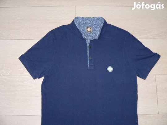 Pretty Green rövid ujjú galléros póló (S)