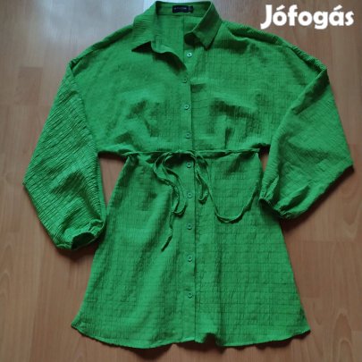 Pretty little thing rugalmas zöld öves női ing tunika 34 36