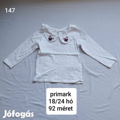 Primark fehér felső 92 méret