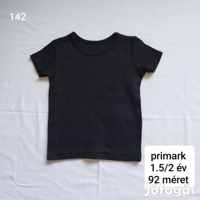 Primark fekete póló 92 méret