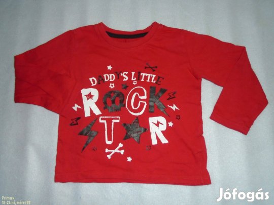 Primark mintás hosszú ujjú felső 18-24 hó (méret 92)