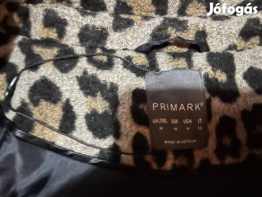 Primark női leopárd mintás kabát 46 46-os!