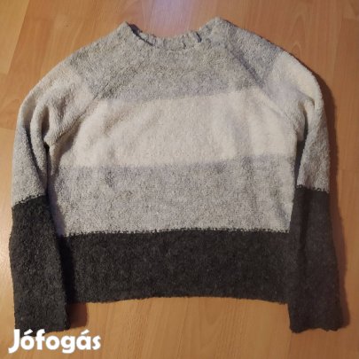 Primark színátmenetes szürke puha női kötött pulóver 38 40