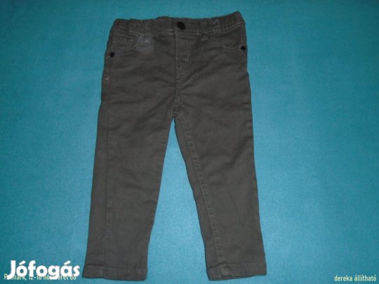 Primark szürke színű állítható derekú nadrág 12-18 hó (méret 86)