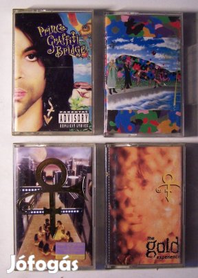 Prince kazetta-pakk (ár / 4 db, USA és német nyomásúak)