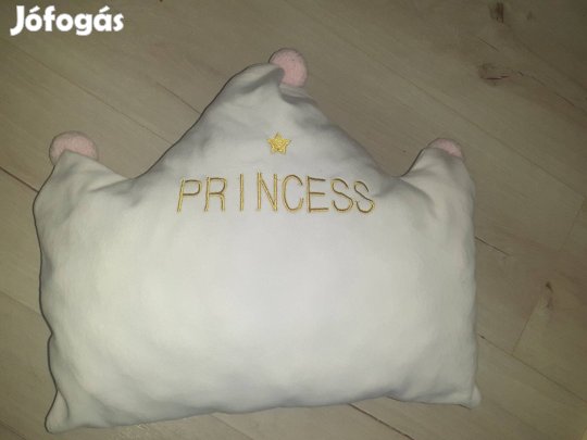 Princess plüss korona párna