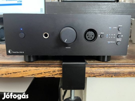 Pro-Ject Head Box DS2 B fejhallgató erősítő + Maia lineáris táp