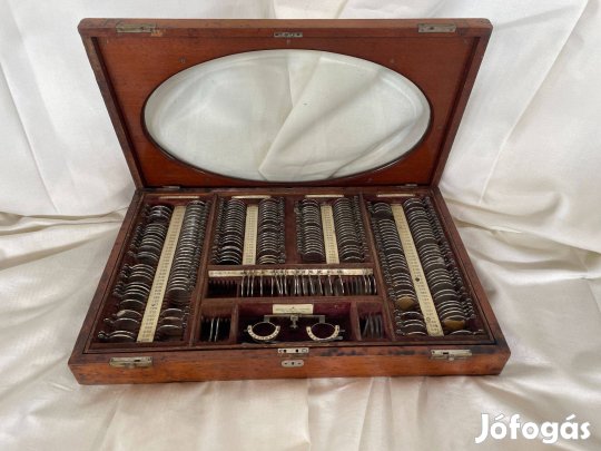 Próbalencse készlet antik ca. 1910
