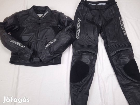 Probiker Prx Black férfi motoros kabát nadrág bőrruha M 50