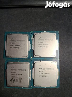 Processzor 6. 7. Gen Pentium Celeron processzorok