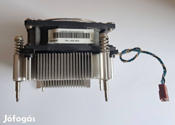 Processzor ventilátor, hűtőbordával 20260323