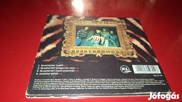 Prodigy Firestarter maxi Cd 1996 UK