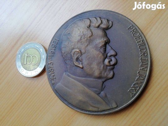 Prof.Mudrjan Jansky 1873-1921 Vöröskeresztes bronz érem