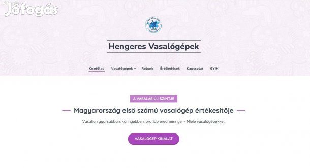 Professzionális Miele Vasalógépek és Mángorlók - Nagy választékban