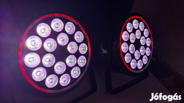 Professzionális aluházas HALO ring LED Par 