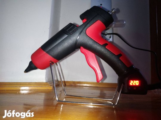Profi LED kijelzős digitális hőfokszabályzós 300 Watt ragasztópisztoly