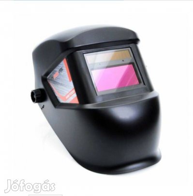 Profi, hegesztő fejpajzs, napelemes, UV szűrős hegesztőpajzs, aksival