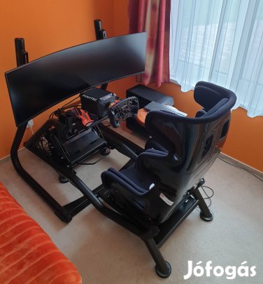 Profi szimulátor váz + monitor állvány