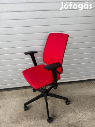 Profim Lightup irodai forgószék, piros színű - újszerű állapot
