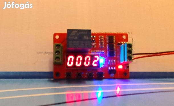 Programozható digitális időzítő panel 18 programmód