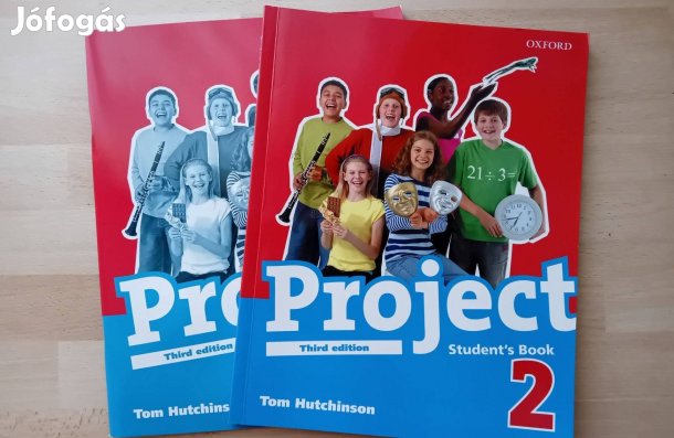 Project 2. (3. kiadás) tankönyv+munkafüzet+CD, új