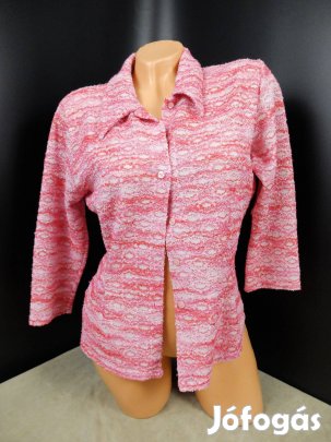 Promod háromnegyedes ujjú női kardigán pink rózsaszín