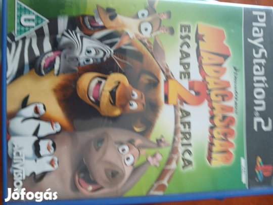 Ps2-19 Ps2 Eredeti Játék : Madagascar Escape 2 Africa ( karcmen