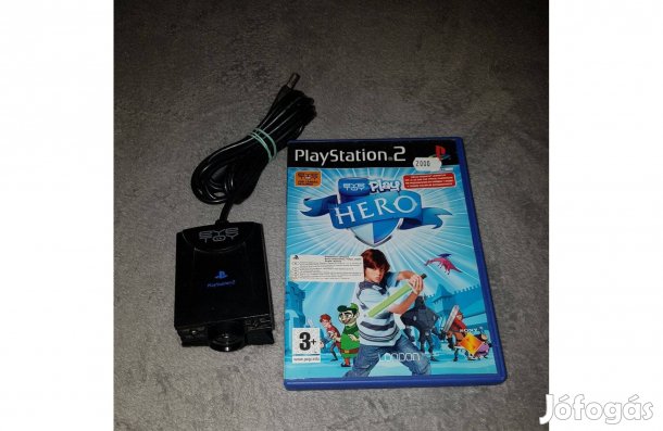 Ps2 kamera 1-db játékkal eladó