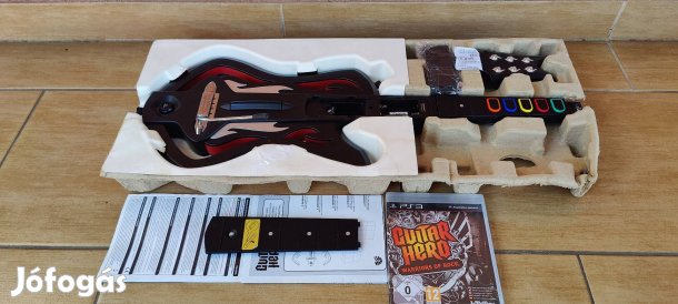 Ps3 Playstation 3 Guitar Hero gitár szett!