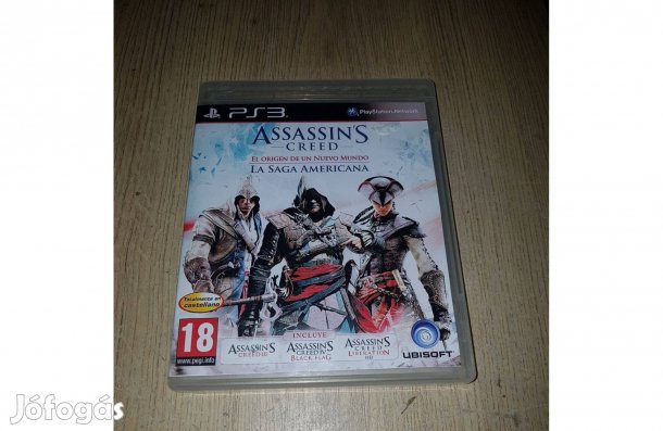 Ps3 assassins creed the american saga játék eladó