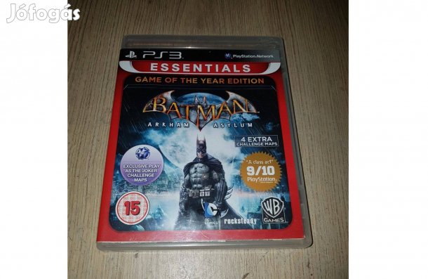 Ps3 batman arkham asylum game of the year játék eladó