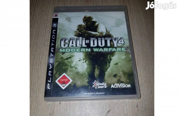 Ps3 call of duty modern warfare 4 játék eladó