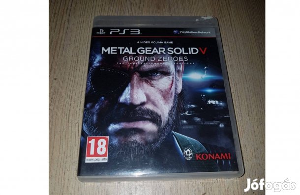 Ps3 metal gear solid v ground zeroes játék eladó