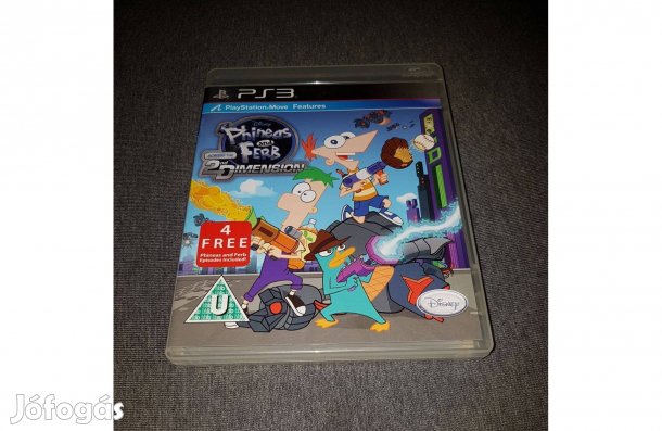Ps3 phineas and ferb across the 2nd dimension eladó