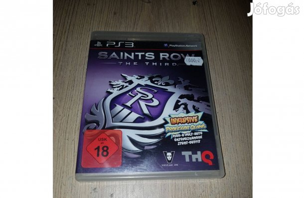Ps3 saints row the third játék eladó
