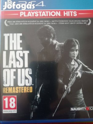 Ps4-10 Ps4 Eredeti Játék : The Last of Us Remastered Magyar ( karcmen