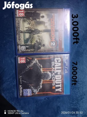 Ps4 játékok Szinte újak. 