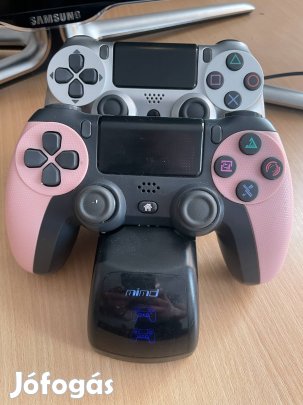 Ps4 kontrollerek töltőállomással