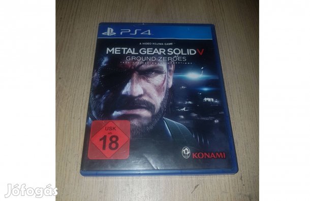 Ps4 metal gear solid 5 ground zeroes játék eladó
