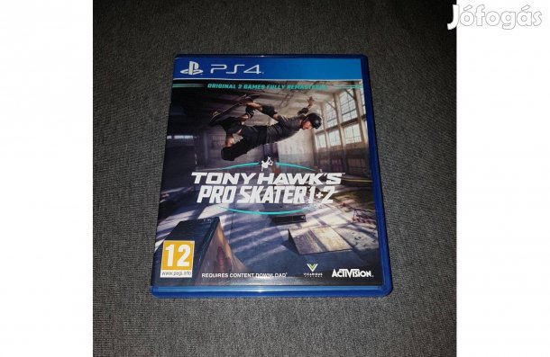 Ps4 tony hawks pro skater 1+2 játék eladó